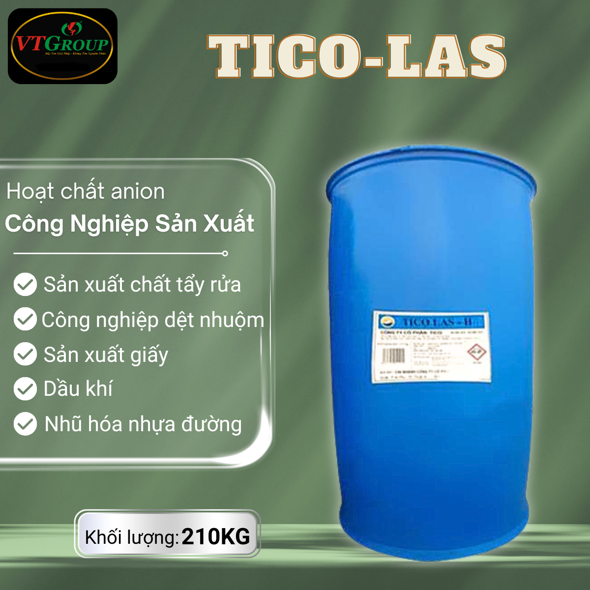 Las-Tico (210 Kg/phuy)