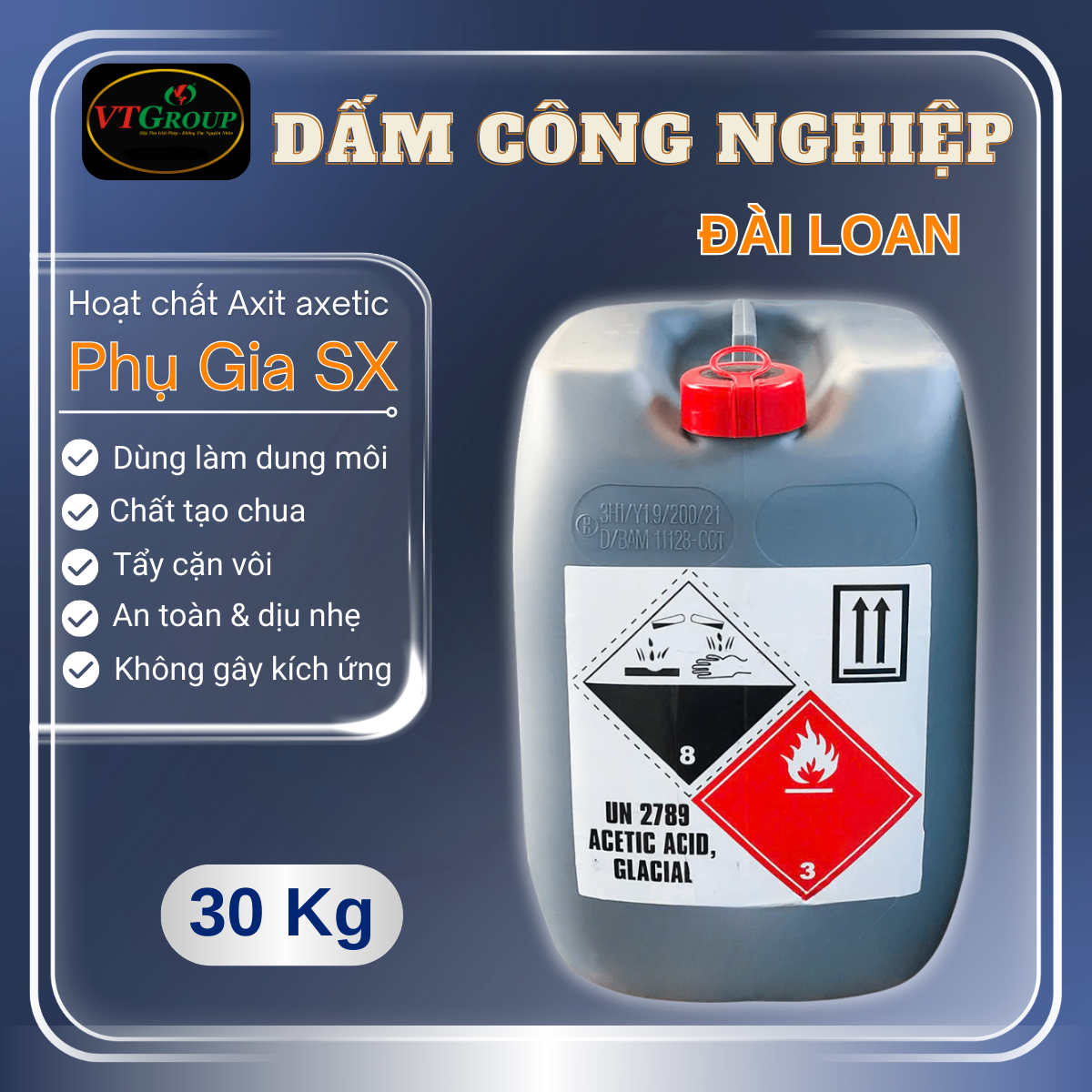 Dấm Công Nghiệp (Axit Axetic)
