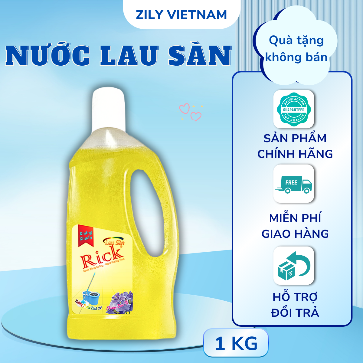 Khuyến Mãi Lau Sàn Rick 1 Kg