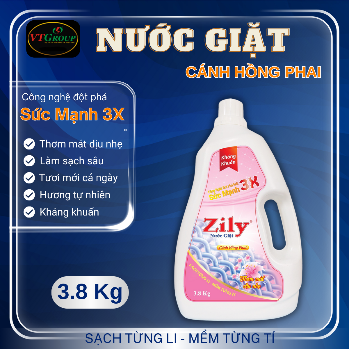 Khuyến Mãi Nước Giặt Zily 3.8kg