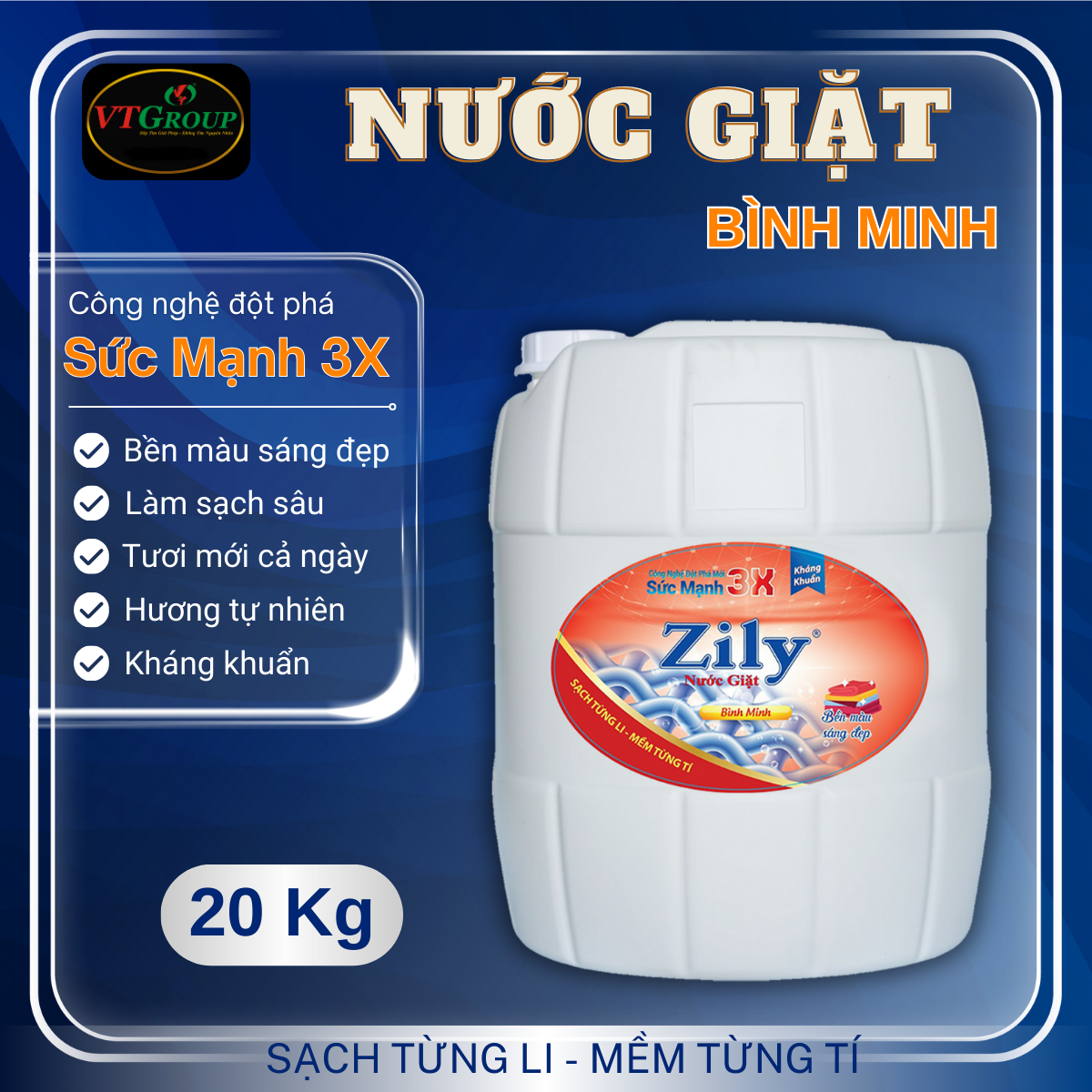 Nước Giặt Zily 20 Kg