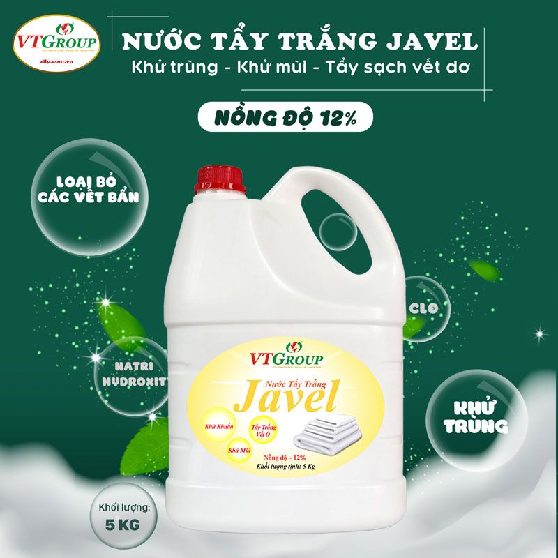 Tẩy Javel Zily 4.7kg - Loại Thường / Đậm Đặc