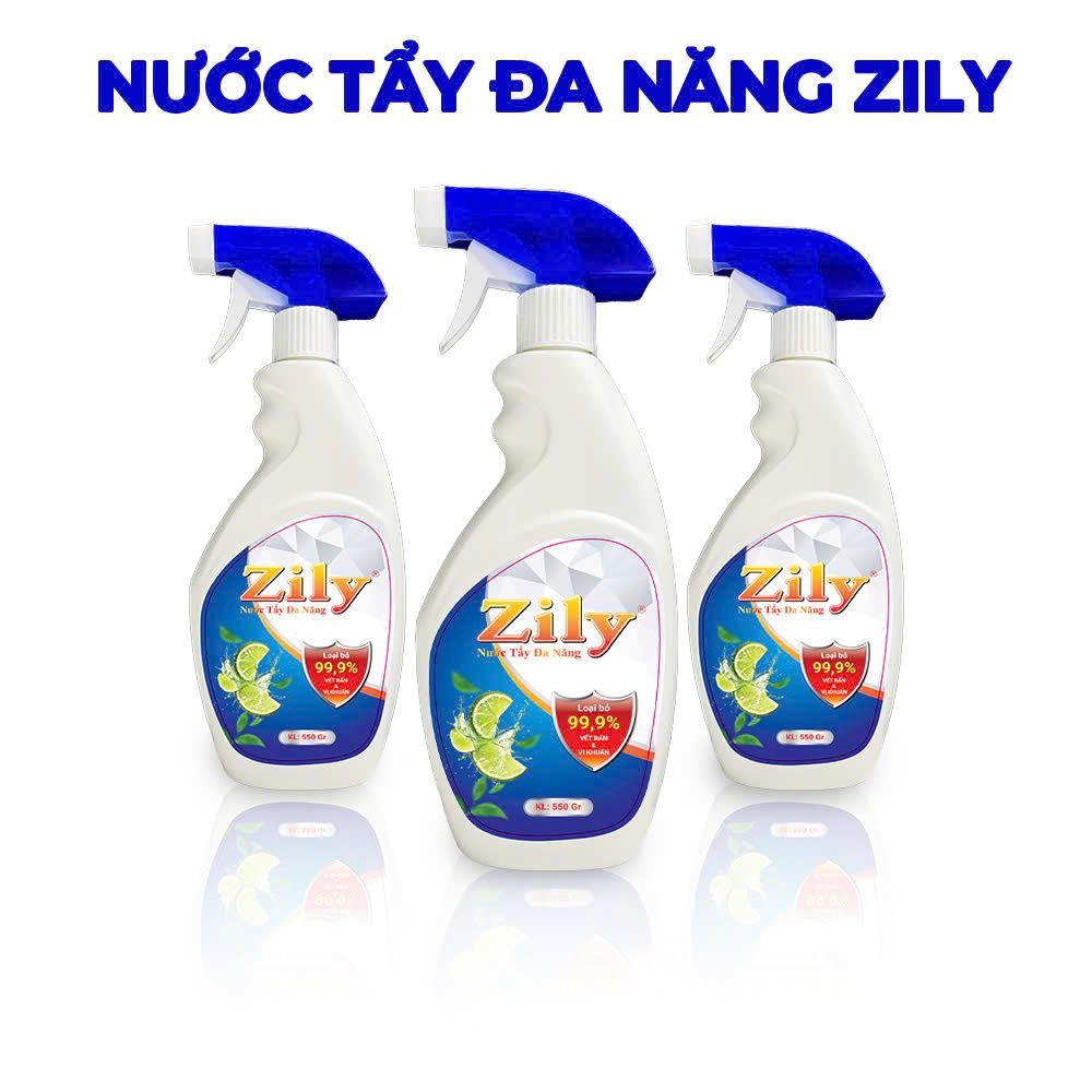 Nước Tẩy Đa Năng Zily 550g - 24 Chai/Thùng