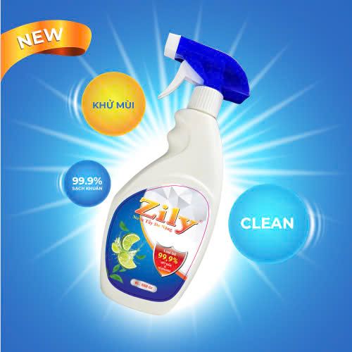 Nước Tẩy Đa Năng Zily 550g - 24 Chai/Thùng