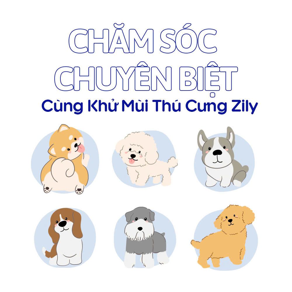 Xịt Khử Mùi Thú Cưng Zily 550g