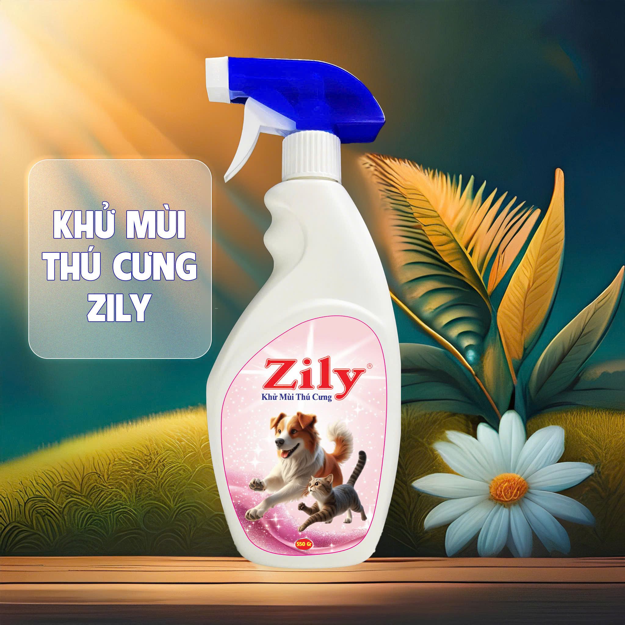 Xịt Khử Mùi Thú Cưng Zily 550g