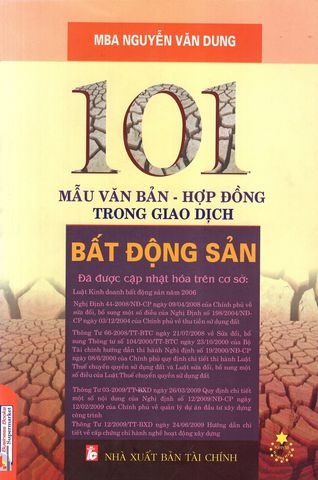 101 Mẫu văn bản - hợp đồng trong giao dịch bất động sản