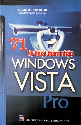 71 kỹ thuật thâm nhập Windows Vista Pro