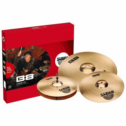 SABIAN B8 2 PACK 45002-14