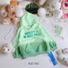 Áo hoodie phối màu dễ thương cho bé gái KGB17481