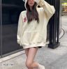 Áo hoodie nón da cá gấu dâu Lotso dễ thương cho bé gái KGB17447