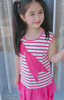 Đầm thun mùa hè phối nơ dễ thương cho bé gái DGB292550