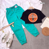 Set áo croptop quần jogger thể thao HALEY DAVISON dễ thương cho bé gái BXG502