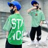 Set Jogger hiphop sọc mặt cười dễ thương cho bé trai BTB27942