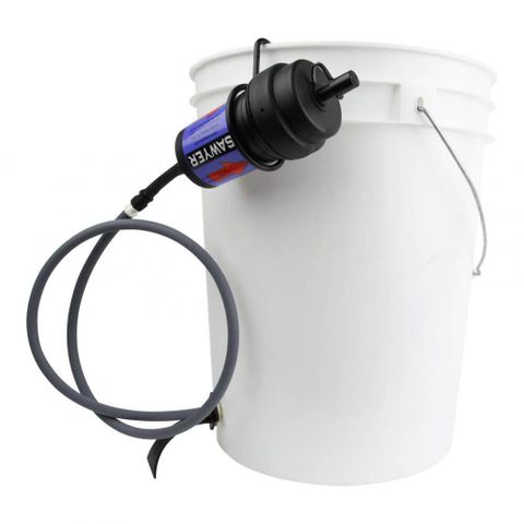 Bộ lọc nước du lịch Sawyer Point Zero Two Water Purifier Bucket Adapter System - SP191