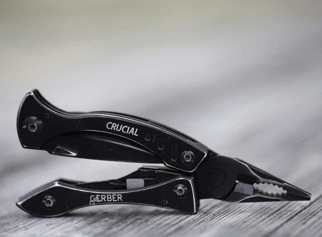 BỘ KỀM-DỤNG CỤ ĐA NĂNG GERBER CRUCIAL BLACK - WITH STRAP CUTTER