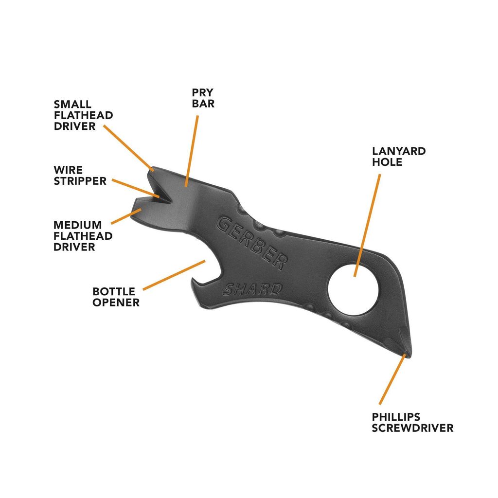 Móc khóa đa năng Gerber Shard 7-in-1 Keychain Tool