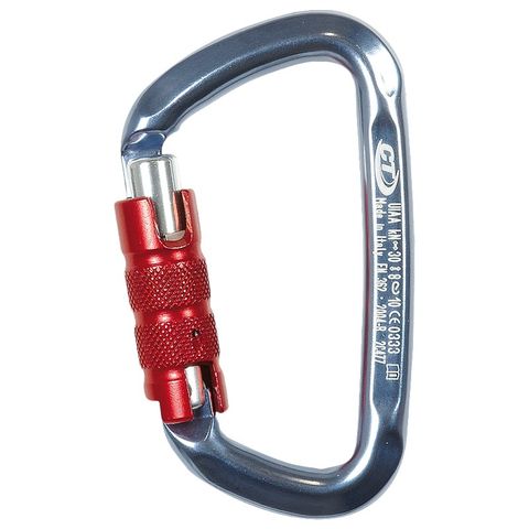 MÓC CARABINER LEO NÚI CLIMBING TECHNOLOGY D-SHAPE TG KHÓA NHANH (TWIST-LOCK GATE) 2C47700YRC