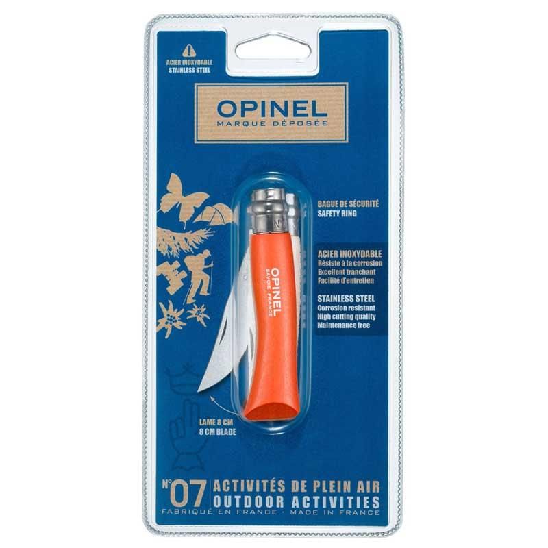 DAO XẾP DU LỊCH OPINEL No.7 STAINLESS STEEL COLORED