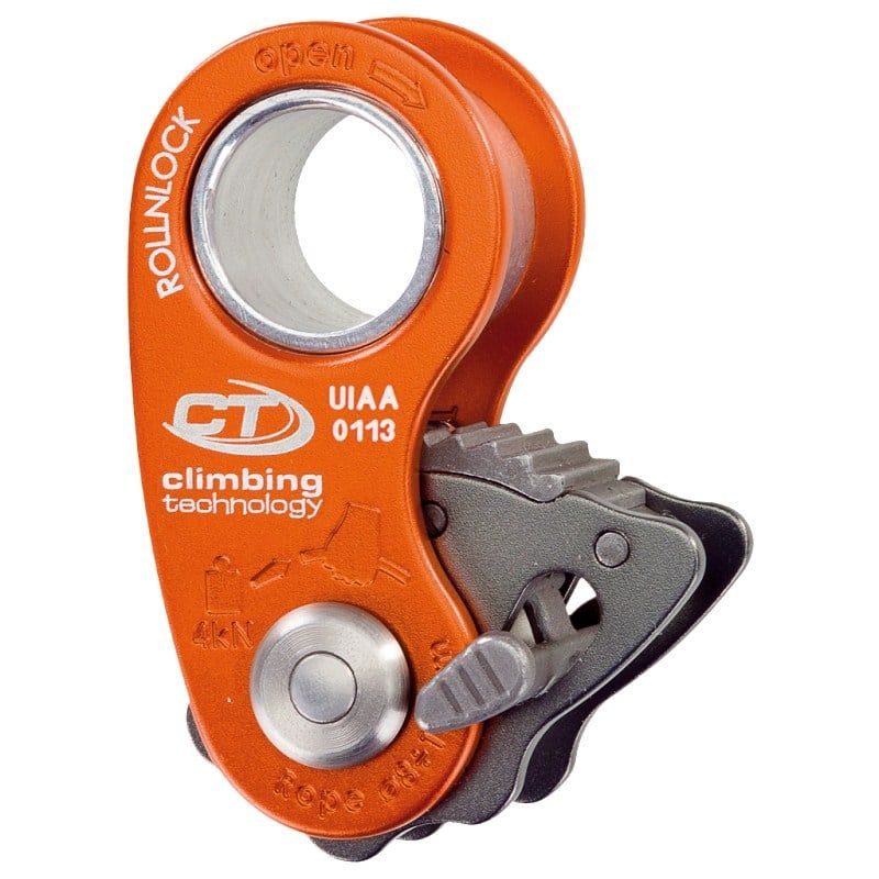 RÒNG RỌC CÓ KHÓA TỰ ĐỘNG CLIMBING TECHNOLOGY ROLLNLOCK PULLEY 4 CÁCH DÙNG - 2D652