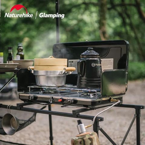 Bếp gas đôi Glamping xếp gọn Naturehike NH22RJ001