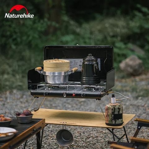 Bếp gas đôi Glamping xếp gọn Naturehike NH22RJ001