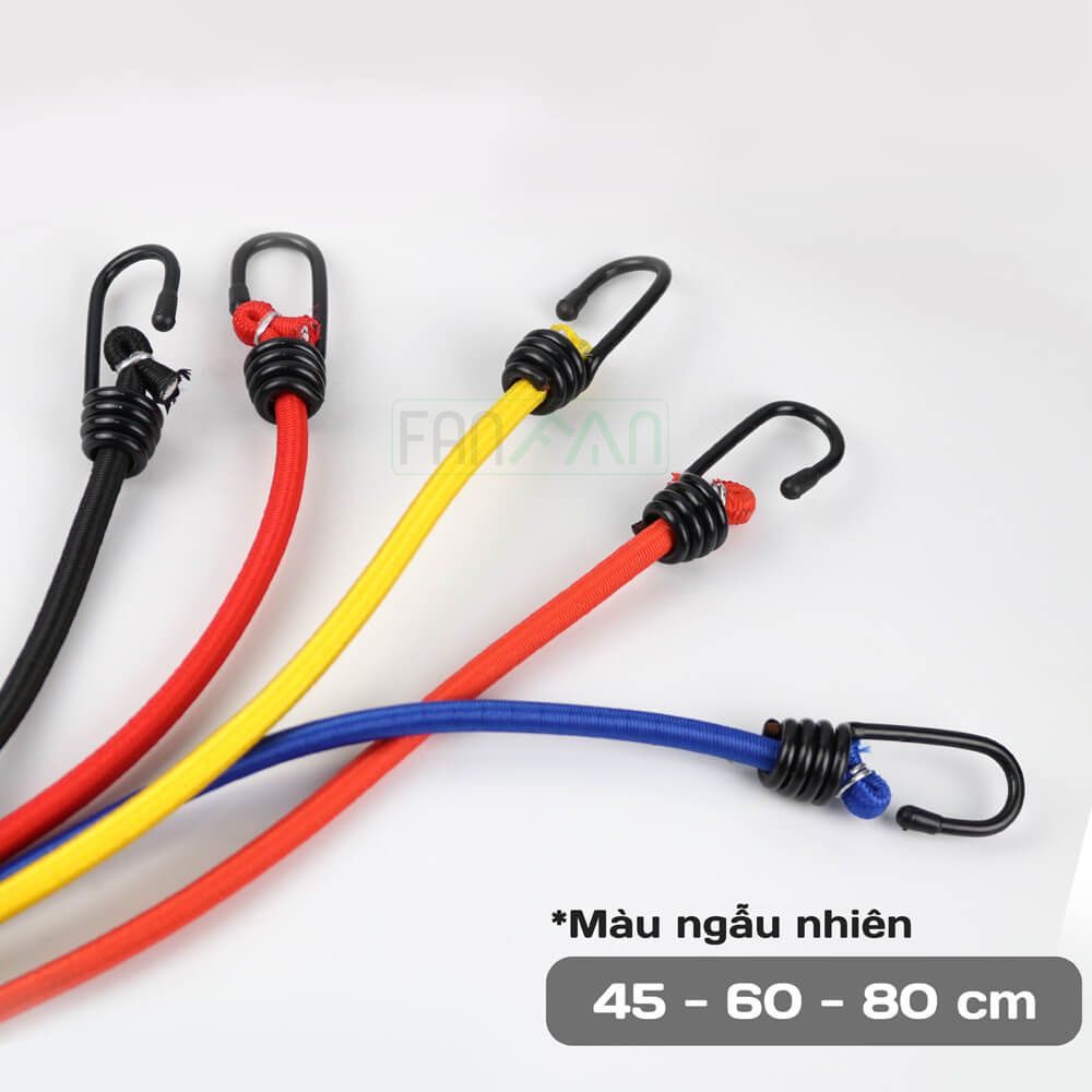 Bộ 3 dây ràng móc thép 45 - 60 - 80 cm Daravin DRV005