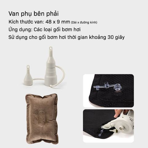 Bơm hơi đa năng cầm tay Naturehike NH20ZM013