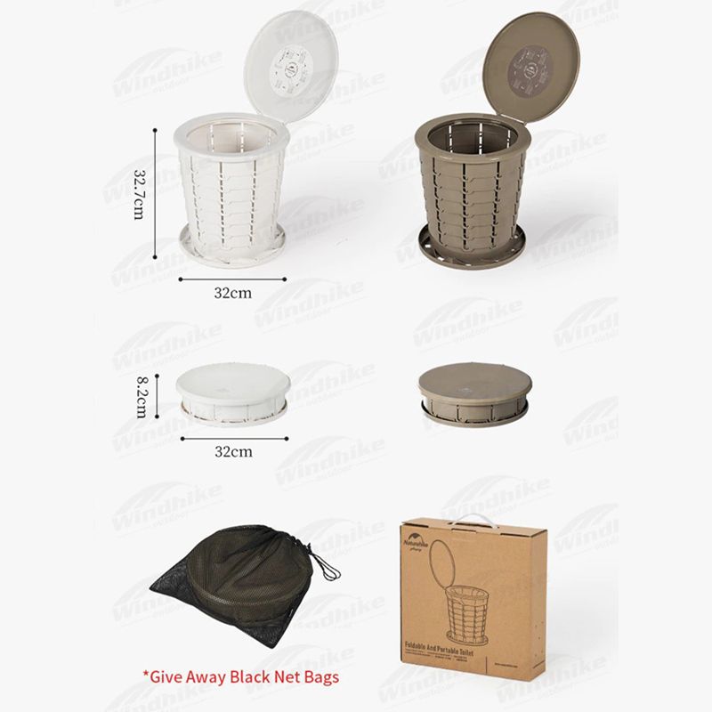 Toilet cắm trại kiêm thùng rác gấp gọn Naturehike NH22SJ00B