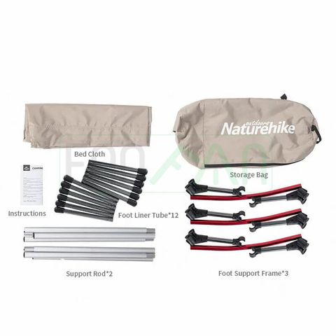 Giường cot xếp gọn dã ngoại Naturehike XJC06 NH20JJ009