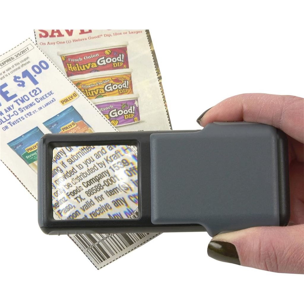 Kính lúp bỏ túi Carson MiniBrite 5x Magnifier PO-55