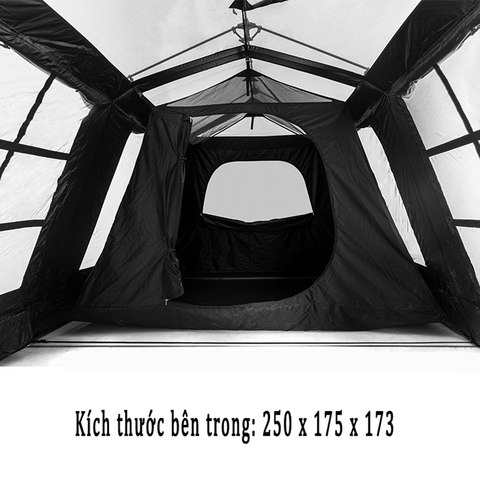 Lều cắm trại 2 phòng 5-8 người Blackdog BD-ZP009