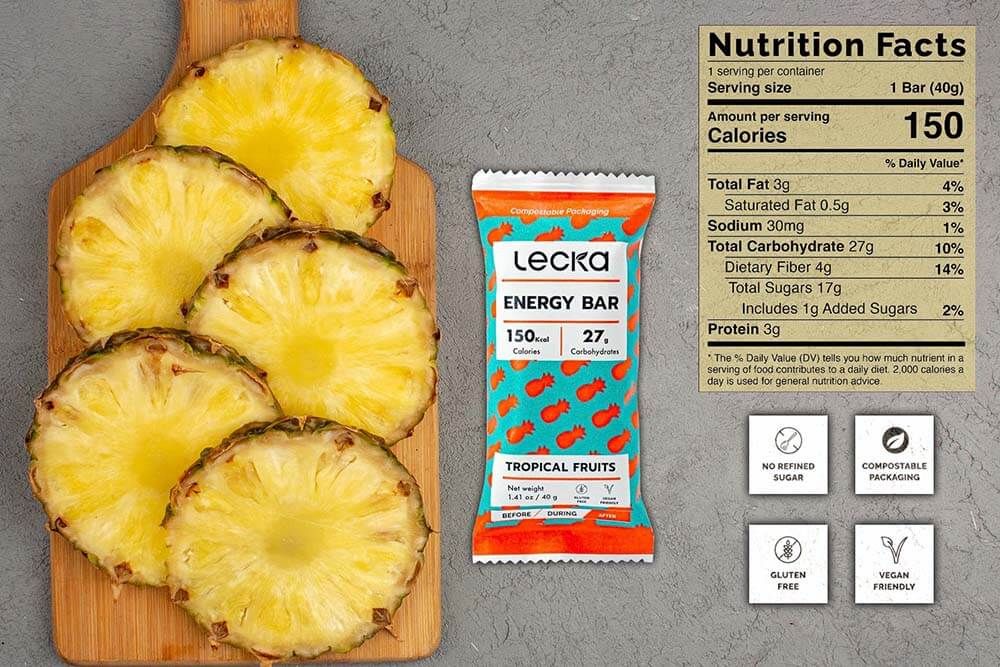 Thanh dinh dưỡng bổ sung năng lượng Lecka Energy Bar