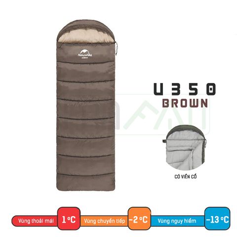 Túi ngủ dã ngoại có nón U-series Naturehike NH20MSD07