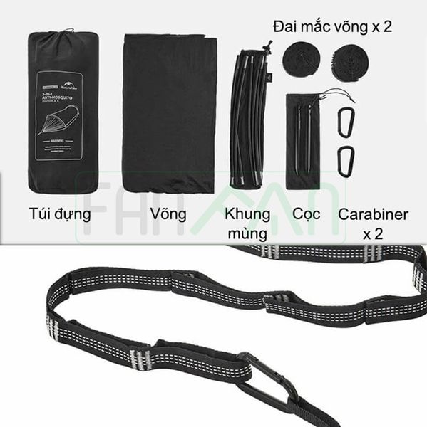 fanfan vong mung chong muoi 3 trong 1 naturehike cnh22hj001