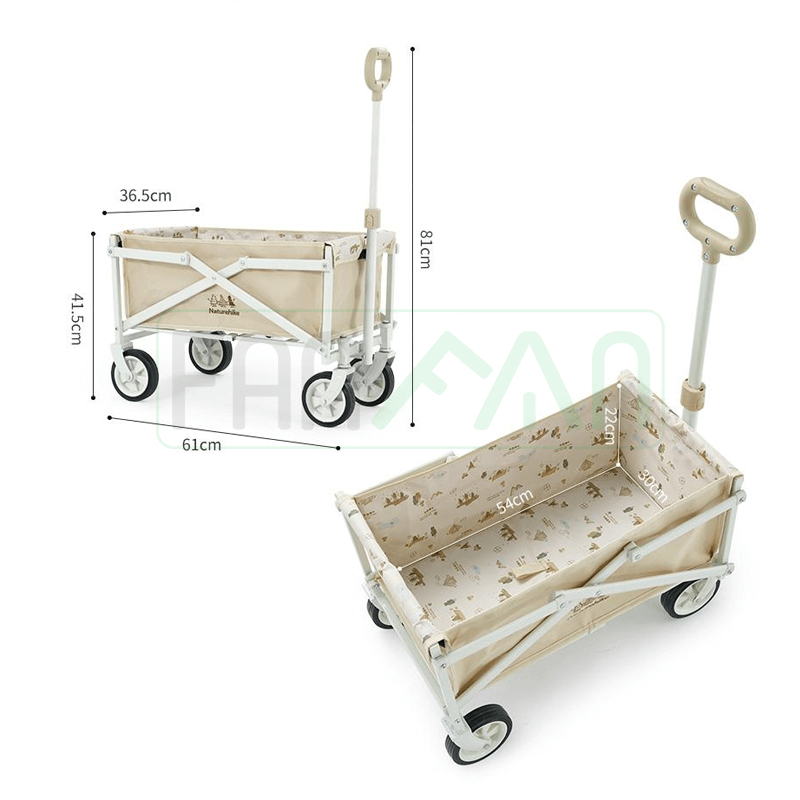 Xe kéo cắm trại xếp gọn mini TC06 Naturehike CNH22JU012