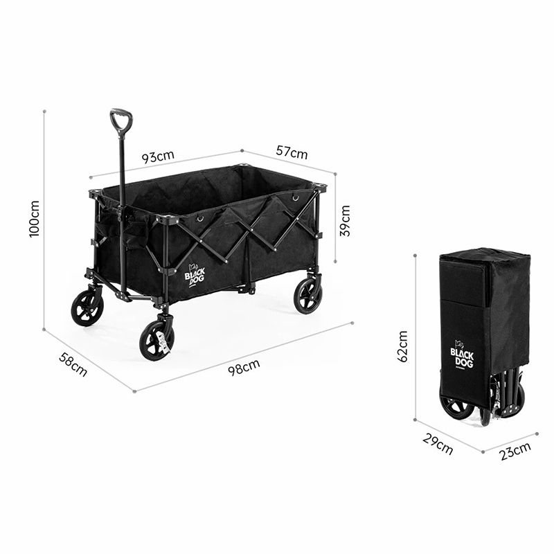 Xe kéo dã ngoại xếp gọn BlackDog BD-TC003