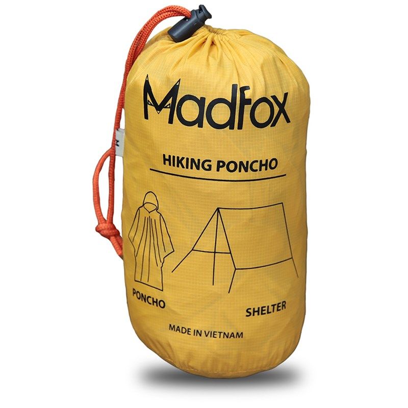 Áo mưa dã ngoại đa năng MADFOX HIKING PONCHO size S