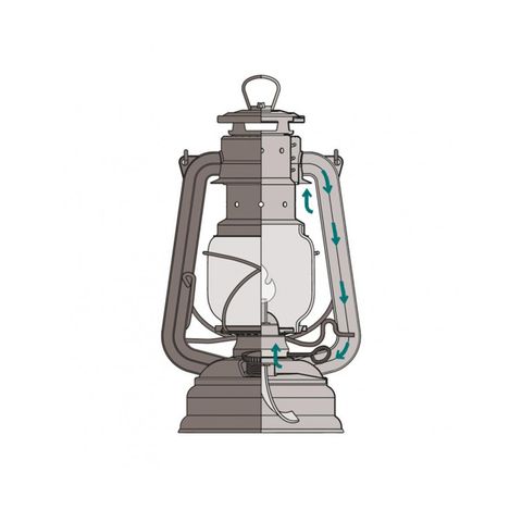 Kính thay thế cho đèn bão Feuerhands Hurricane Lantern Baby Special 276