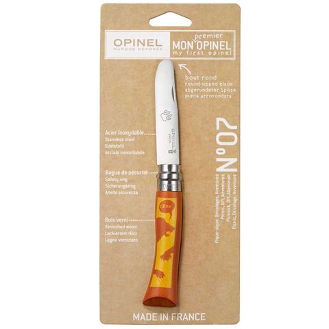 Dao xếp trẻ em đầu tròn Opinel No.7 Animopinel Child knife