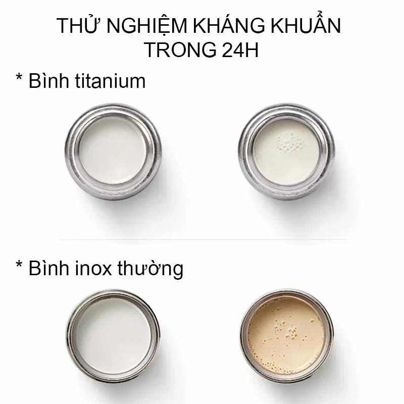 Bình giữ nhiệt Titanium Naturehike CNK230CF012 (Kèm bao da)