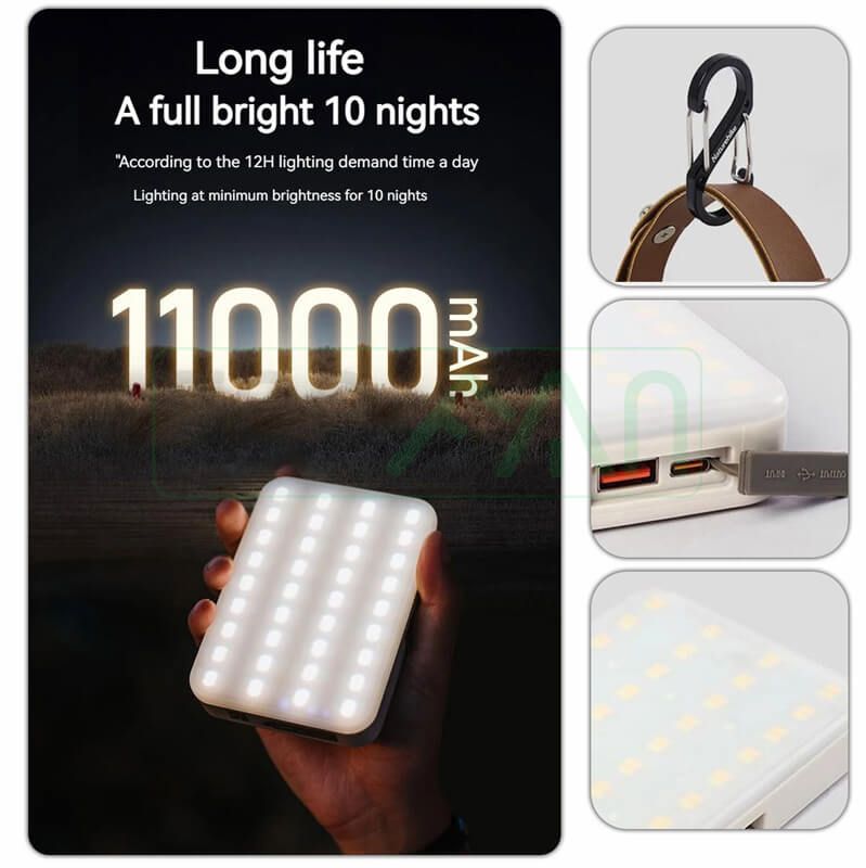 Đèn cắm trại kiêm sạc dự phòng đa năng Moonlight Plus Naturehike CNK2300DQ017