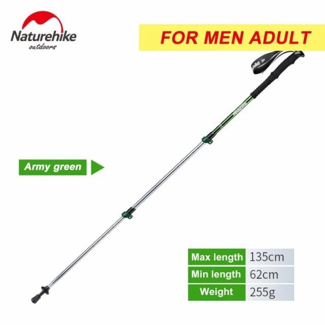 GẬY LEO NÚI TREKKING KHÓA BẬT 6061 NATUREHIKE ST01 NH17D001-Z