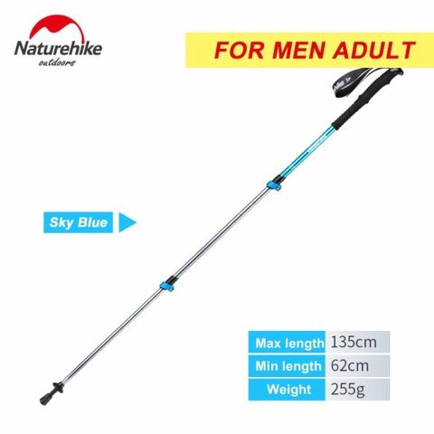 GẬY LEO NÚI TREKKING KHÓA BẬT 6061 NATUREHIKE ST01 NH17D001-Z