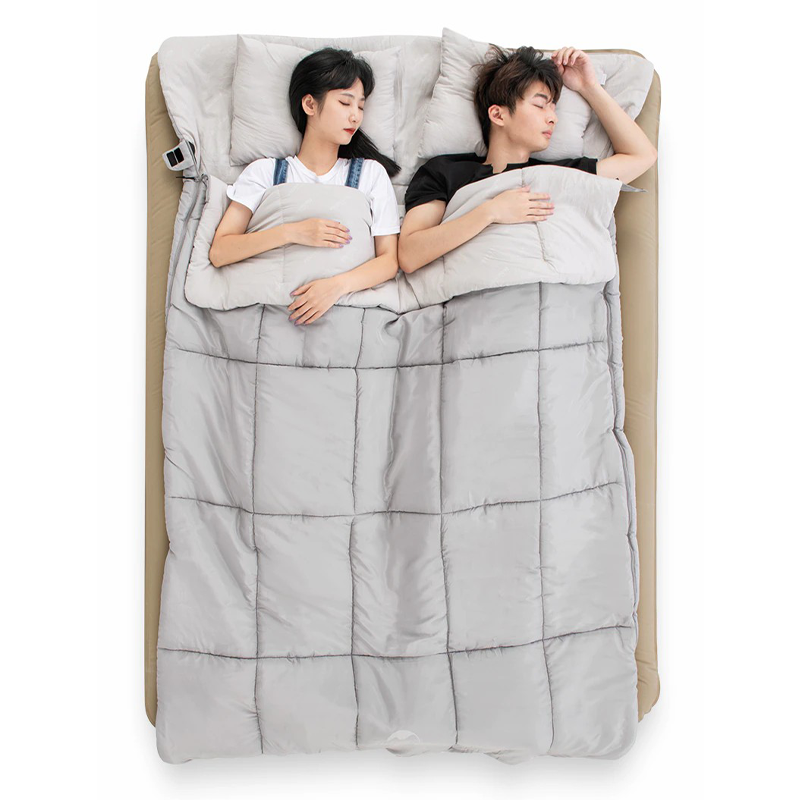 Túi ngủ đôi cotton có gối Naturehike NH21MSD05