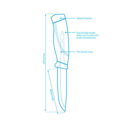 Dao Morakniv® Companion High Carbon steel (Display) - 11863