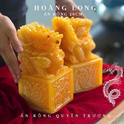 Ấn Rồng Phong Thủy Ngọc Hoàng Long