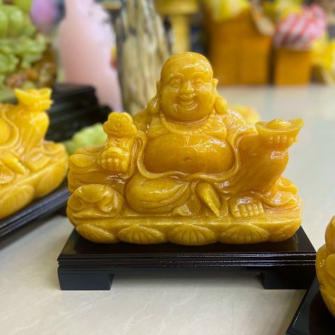  Tượng Phật Di Lặc ngọc Hoàng Long 30cm 