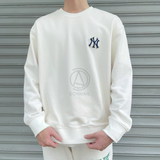 Áo Sweater MLB Overfit Monogram Big Lux New York Yankees 3AMTM0234