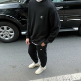 Áo Sweater MLB Basic Small Logo Overfit Sweatshirt 3AMTB0124